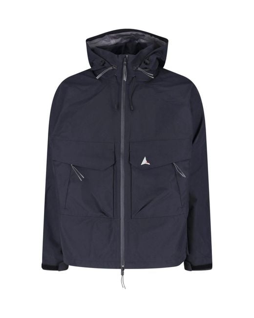 Roa Blue Functional Adjustable Hooded Jacket for men