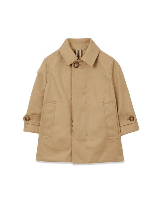 Burberry Natural Check Reversible Cotton Raincoat