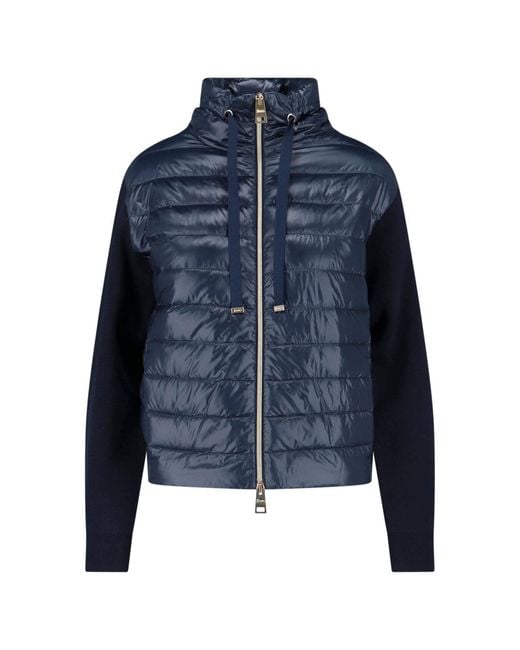 Herno Blue Jackets Cotton