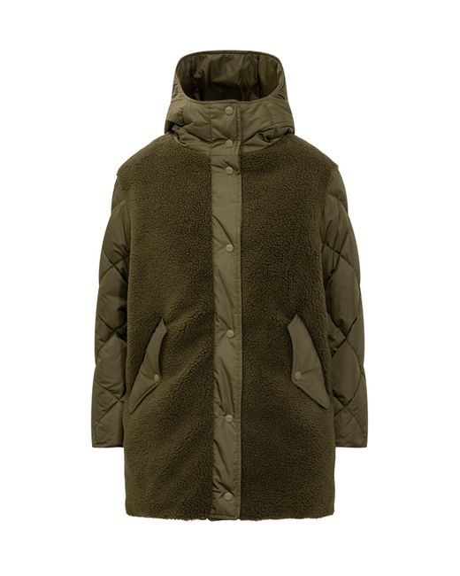 Herno Green Classic Military-Inspired Down Jacket
