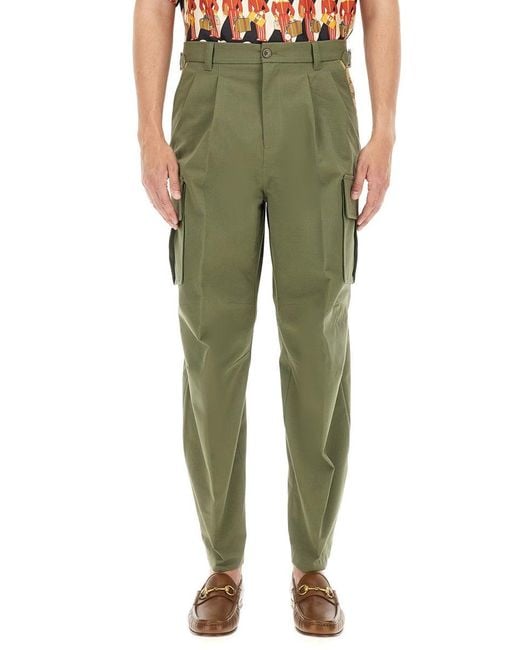 Gucci Green Cargo Pants for men