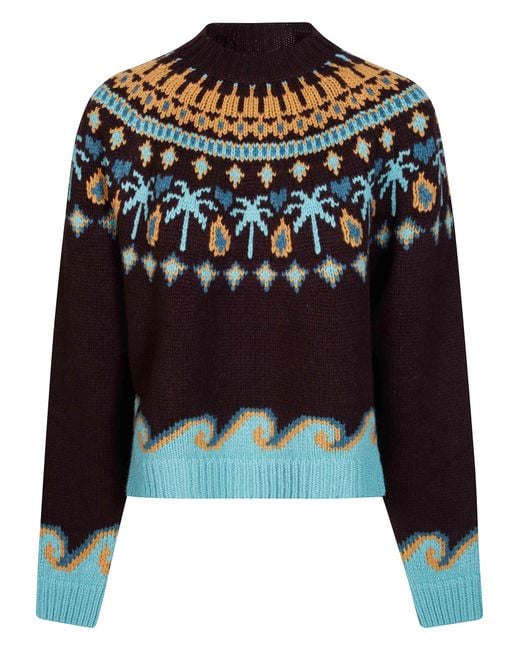 Alanui Black Sweet Winter Sweater For