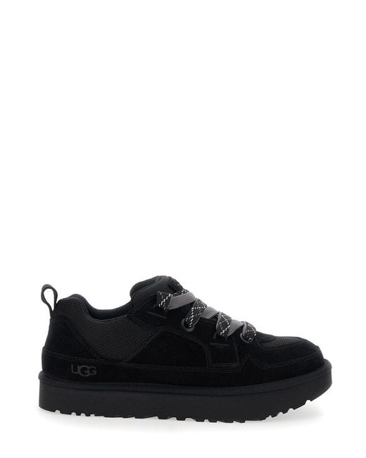 Ugg Black Lo Lowmel Sneakers With Mesh Inserts for men