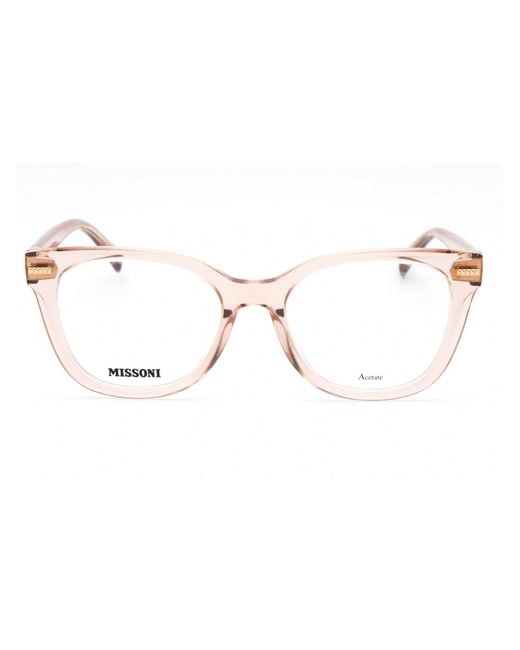 Missoni Natural Rectangular Eyeglasses