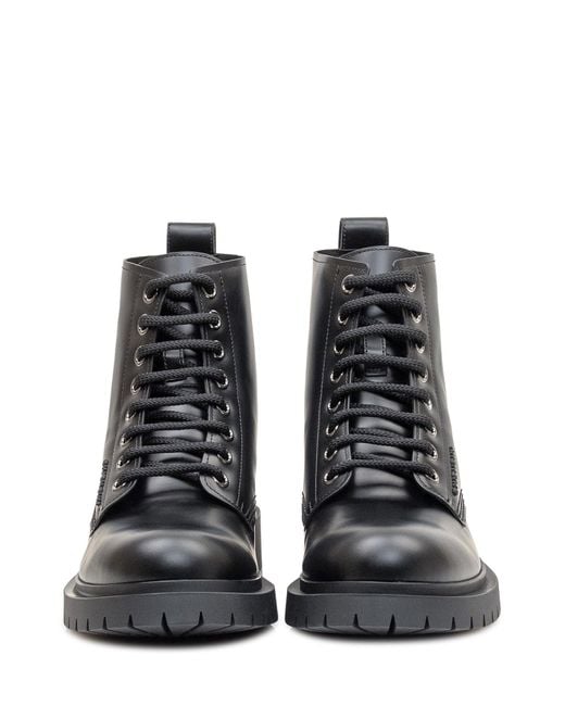Givenchy Black Thece Up Boot