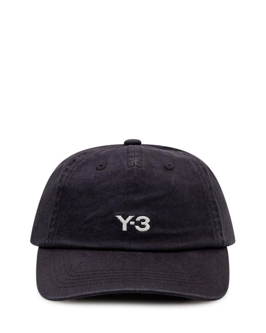 Y-3 Blue Classic Logo Baseball Hat for men