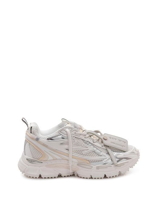 Off-White c/o Virgil Abloh White Sneaker 'Be Right Back' With Technical Inserts