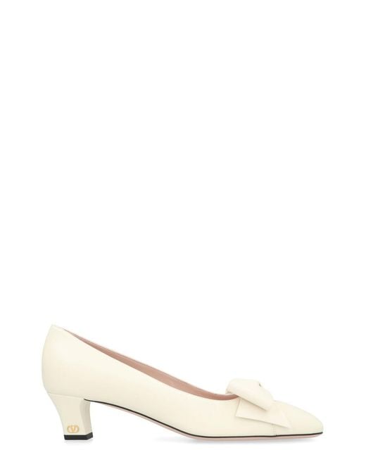 Valentino Garavani Natural Bowow Pumps