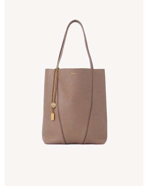 Chloé Natural Spin Medium Leather Bag