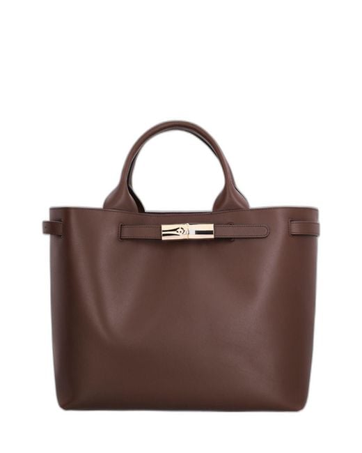 Longchamp Brown Le Smart Mini Handbag