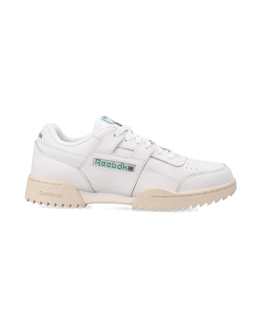 Reebok White Classic Leather Sneaker