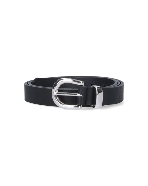 sunflower Black Leather Belt With Buckle for men