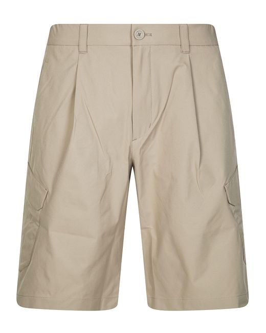 Herno Natural Mini Cargo Bermuda Shorts for men