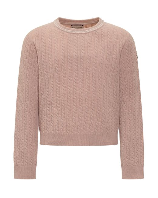 Moncler Pink Pullover Sweater