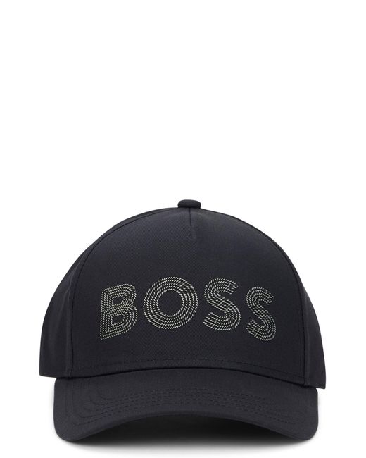 Boss Black Logo Graphic Baseball Cap for men