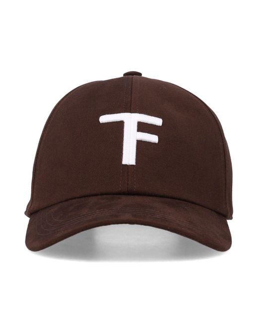 Tom Ford Brown Classic Hat for men