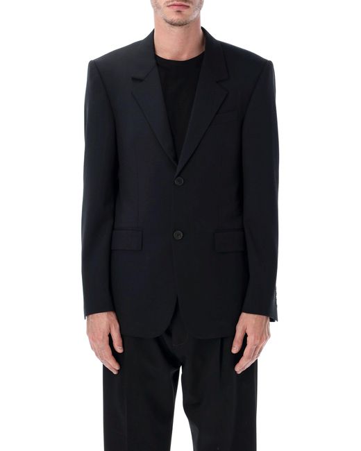 Balenciaga Blue Wool Tailored Blazer for men