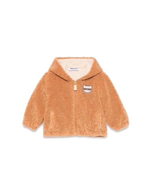 Moschino Orange Hooded Jacket
