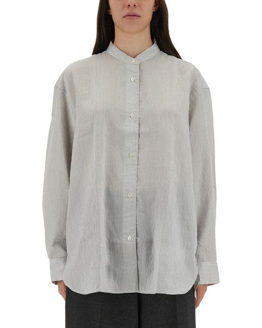 Studio Nicholson Gray Shirt "Dilys"