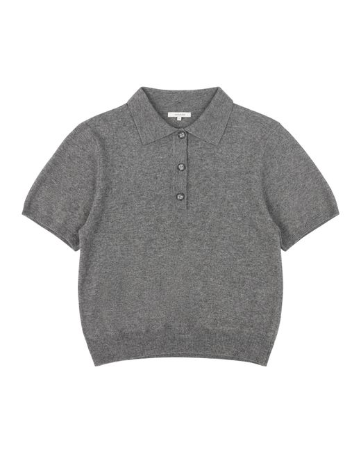 Entire studios Gray Front Half Button Placket With Ribbed Cuffs And Hem for men