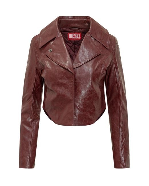 DIESEL Red Chic Blazer Jacket