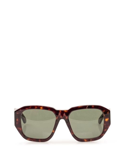 FACE HIDE Gray Squared Acetate Sunglasses