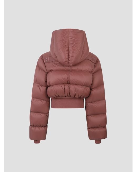 Rick Owens Red Hooofd Jacket