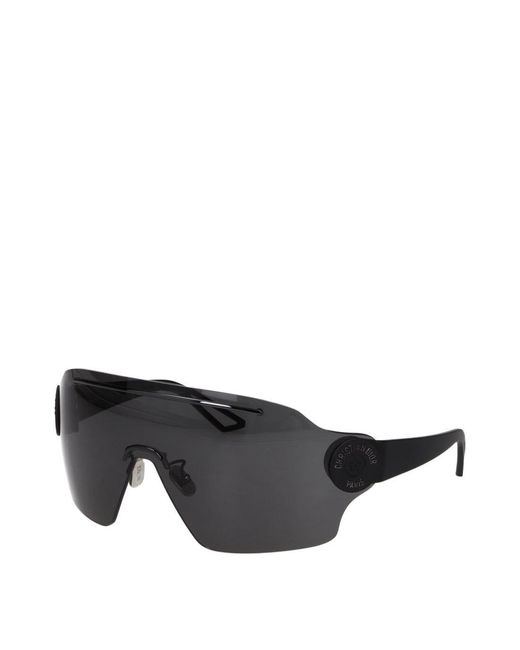 Dior Black Oversized Shield Sunglasses