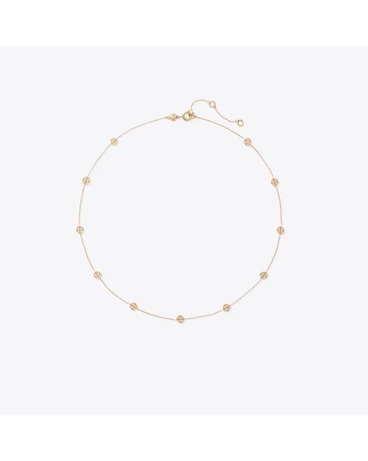 Tory Burch White Chic Statement Necklace