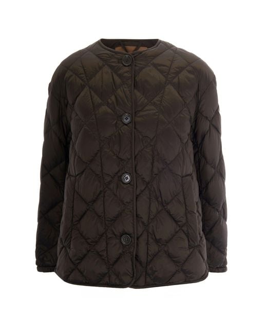 Max Mara Black The Cube Lightweight Coat
