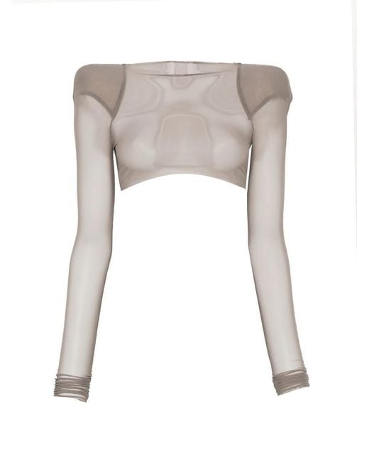 Rick Owens White Helm Mini Top