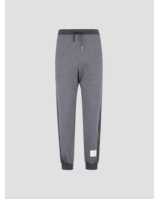 Thom Browne Gray Engineered Bar Mini Sweatpants