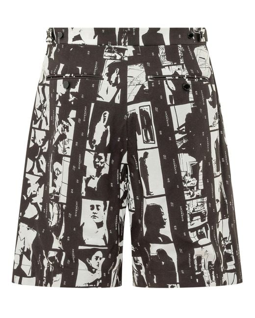 Givenchy Black Formal Mini Shorts