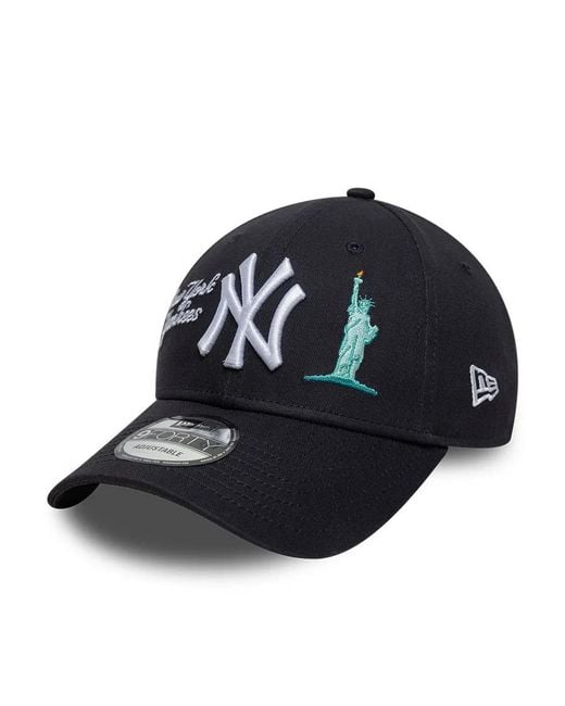KTZ Blue Mini Crown Visor Cap