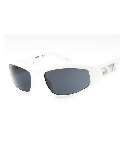 Moschino Blue Oval Sunglasses for men