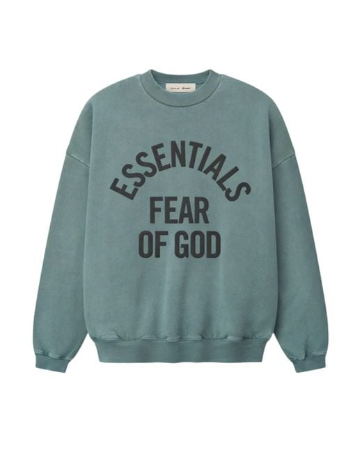 Essentials Blue Essential Sweater for men