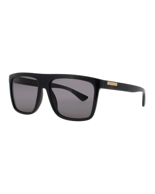 Gucci Black Rectangular Sunglasses With Premium Craftsmanship for men
