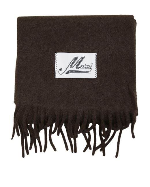 Marni Black Elegant Scarf