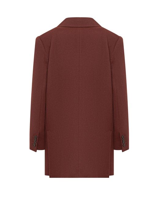 Max Mara Red Elegant Camel Blazer
