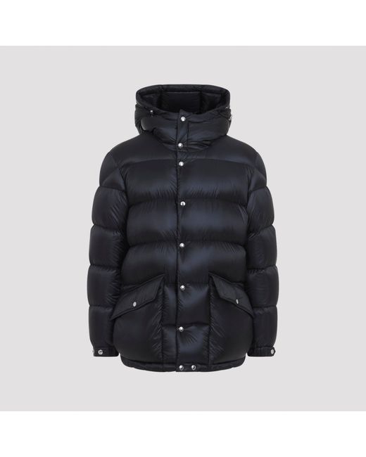 Moncler Blue Short Down Parka Jacket for men