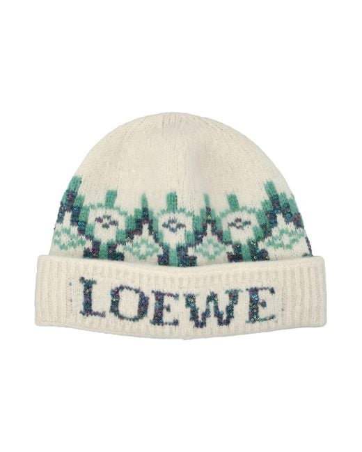 Loewe Multicolor Wool-Blend Hat