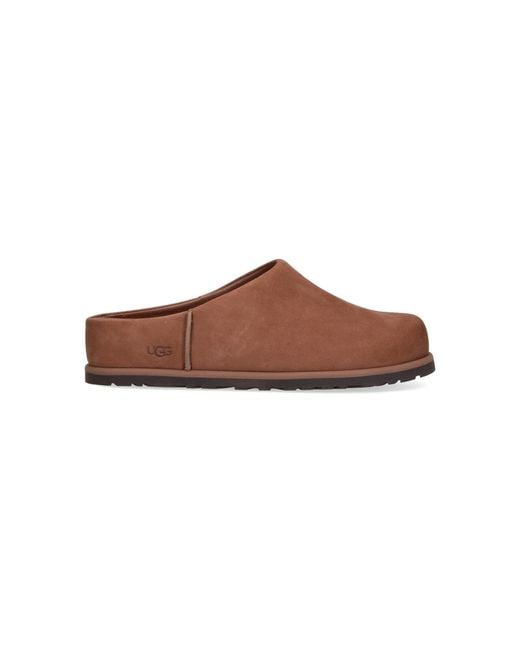 Ugg Brown Luxe Leather Sandals