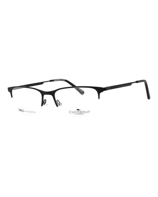 Chesterfield White Ch 108Xl Rectangular Eyeglasses for men