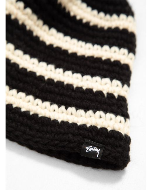 Stussy Swirl Knit Bucket Hat Black for Men | Lyst Canada