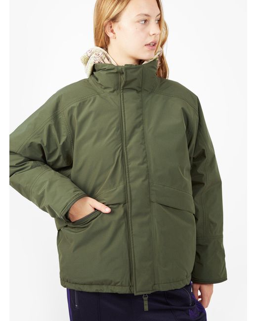 Nanamica Gore tex Short Down Jacket Khaki Green Lyst
