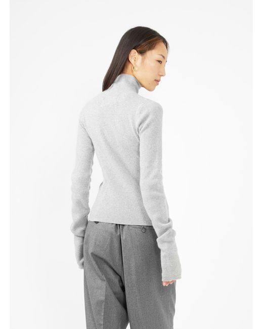 Extreme Cashmere N°311 Skin Sweater Grey in Gray | Lyst