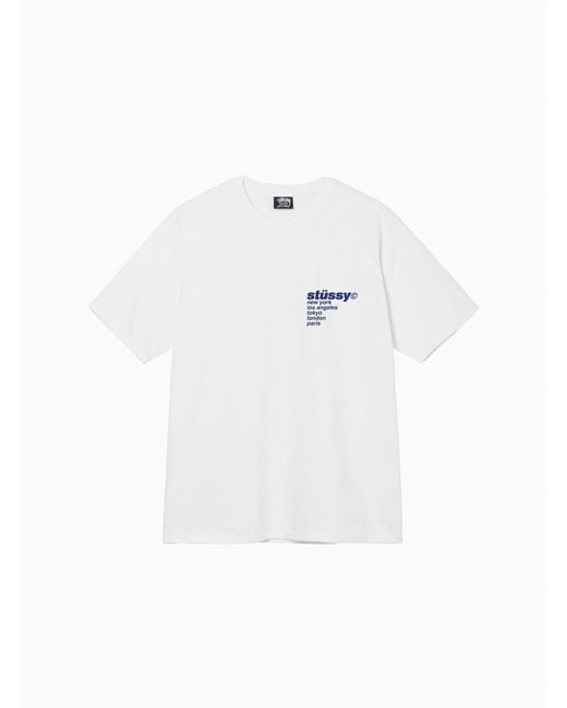 Stussy Strawberry Tee in White for Men | Lyst