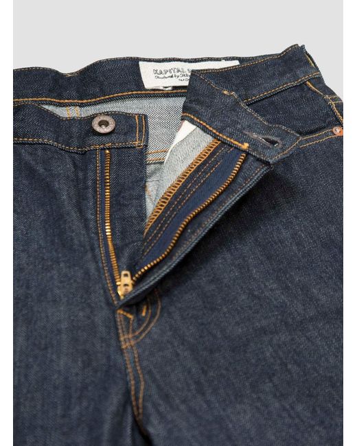 Kapital Raw 14oz Denim 5 Pocket Stone Jeans in Blue for Men | Lyst