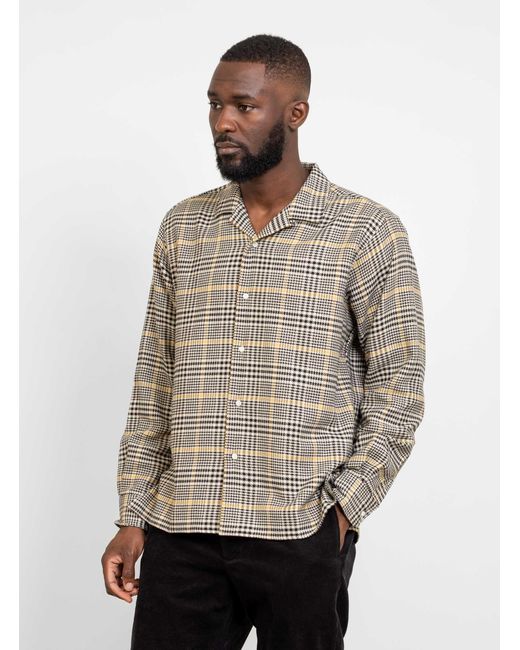 Gitman Vintage Cotton Houndstooth Camp 