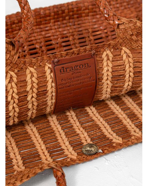 Dragon Diffusion Window Basket Bag Tan in Brown Lyst